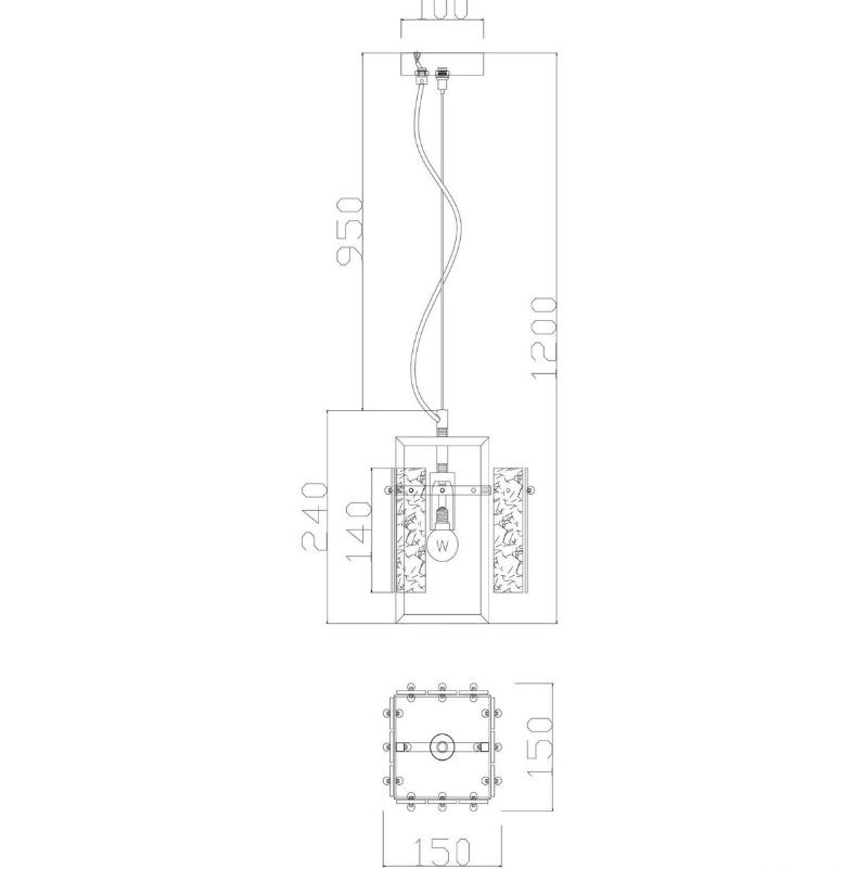 Подвес FREYA FR5166PL-01N